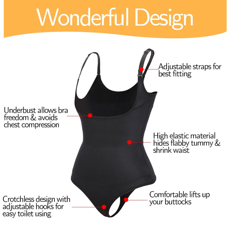 CurvyFit Adjustable Abs Shaping Bodysuit