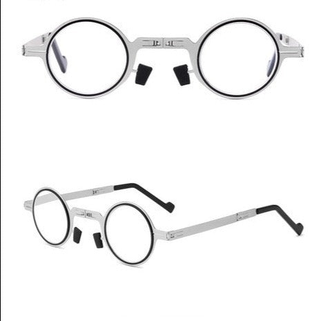 Ultra Light Titanium Material Screwless Foldable Reading Glasses