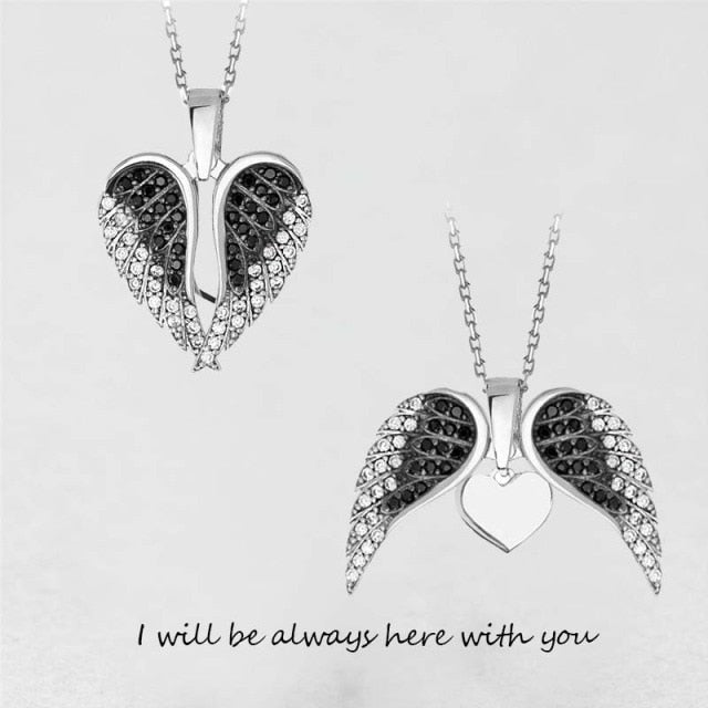 Angel Wings Pendant Necklace