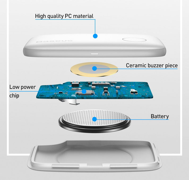 Acetag Smart Anti-lost Alarm Bluetooth Tracker for Key, Wallet, etc.