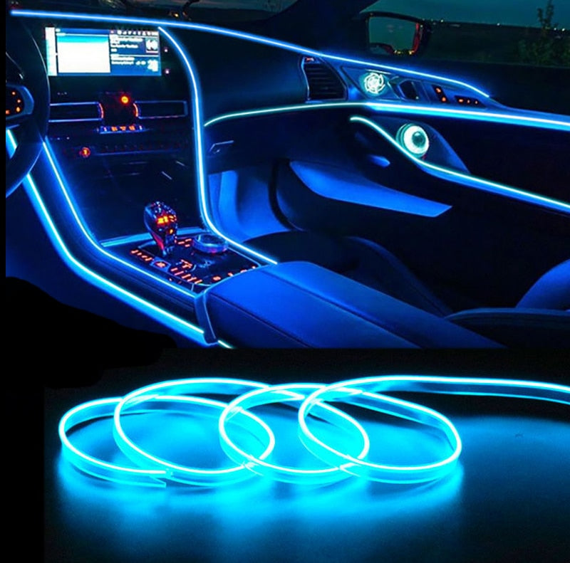 Car Wire Neon Glow Light