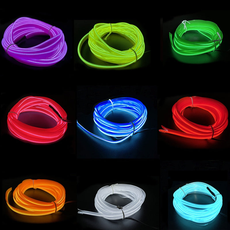 Car Wire Neon Glow Light