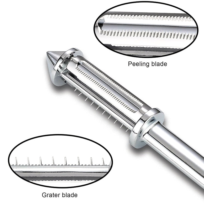 3 in 1 Stainless Steel Peeler