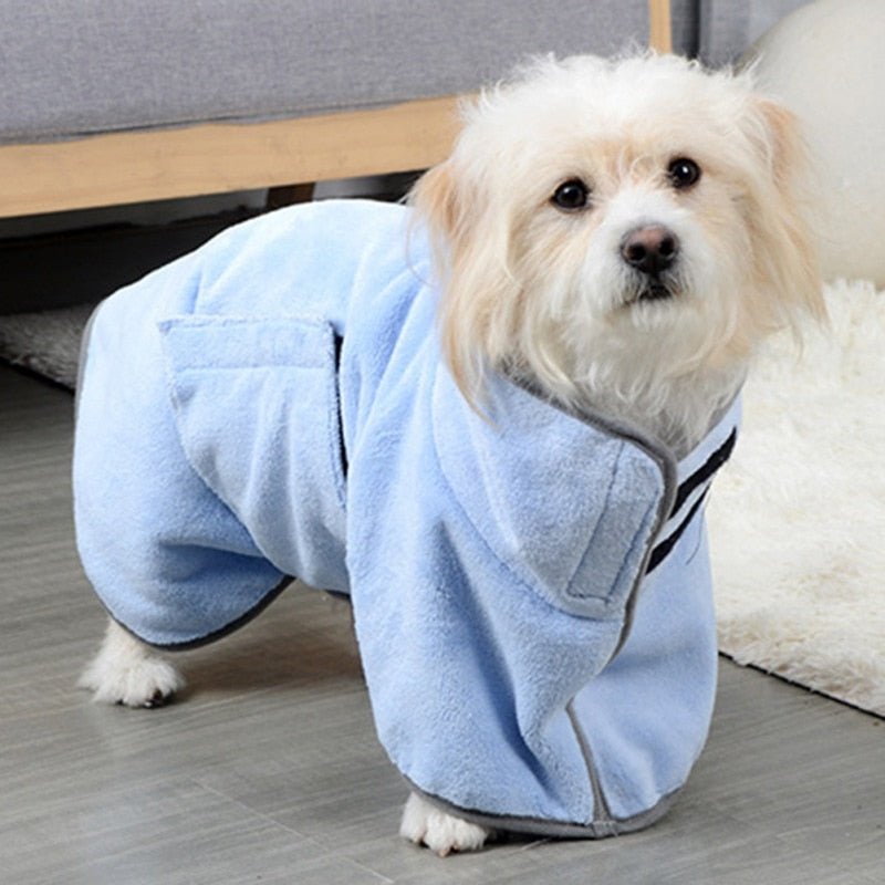 Absorbent Pet Bathrobe