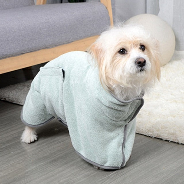 Absorbent Pet Bathrobe