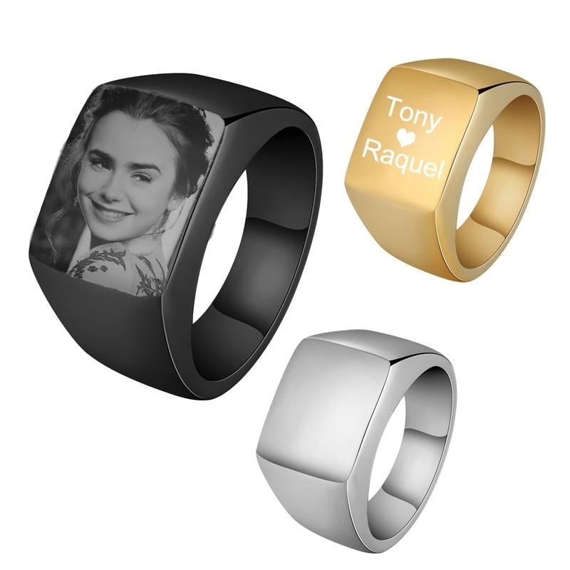 Custom Photo Ring