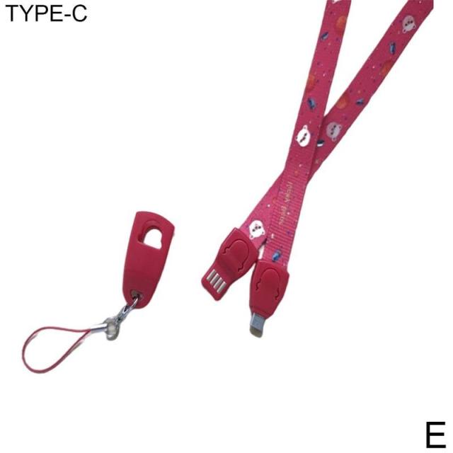 3-in-1 Multi-function Data Cable Lanyard