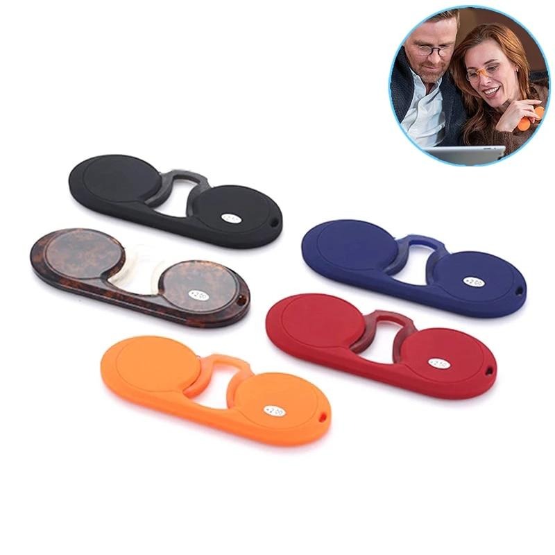 Portable Mini Nose Clip Reading Glasses