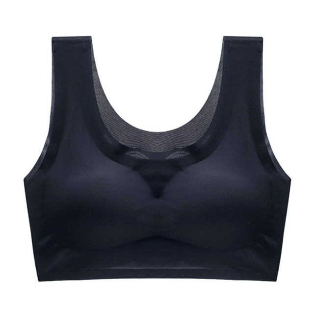 Ultra-thin Plus Size Ice Silk Comfort bra