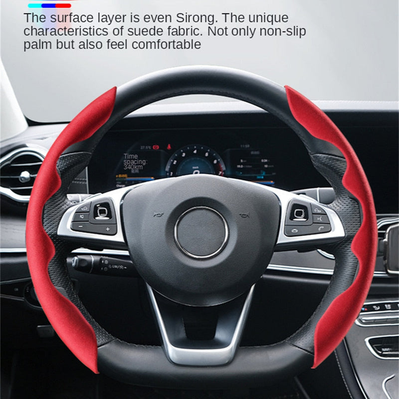 Car Anti-Skid Plush Steering Wheel Covers（2PCS）