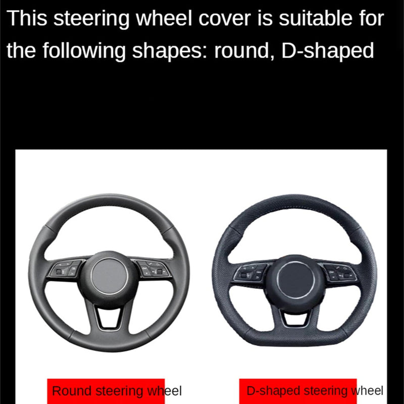 Car Anti-Skid Plush Steering Wheel Covers（2PCS）