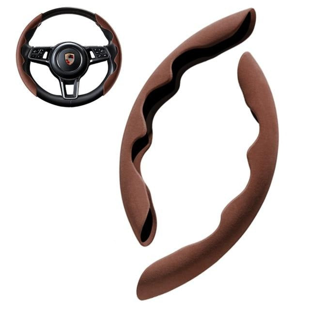 Car Anti-Skid Plush Steering Wheel Covers（2PCS）