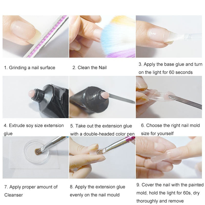 REVOLUTIONARY NAIL EXTENSION KIT