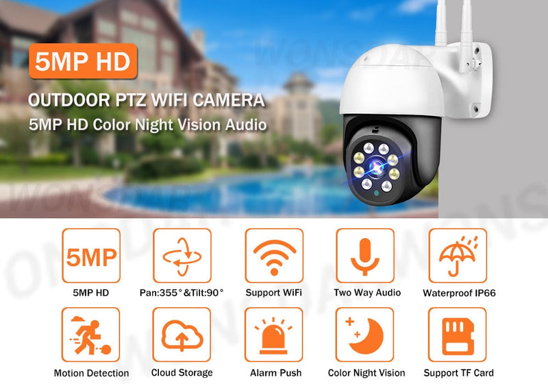 Waterproof Outdoor Wifi Camera