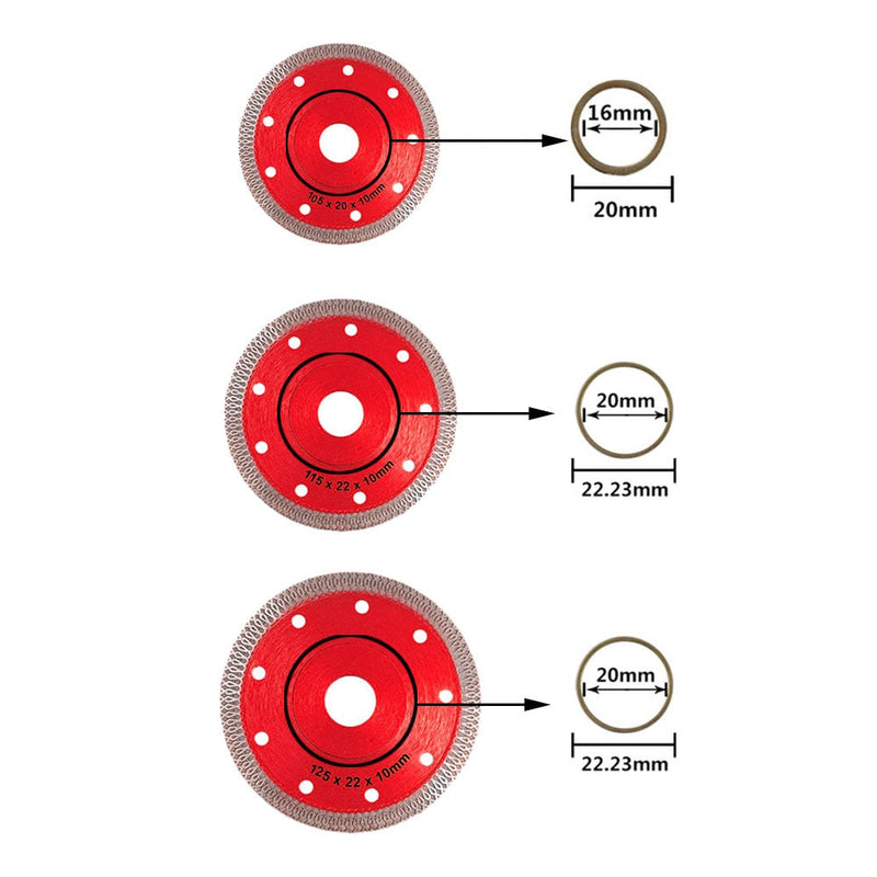 Super Thin Diamond Porcelain Saw Blade