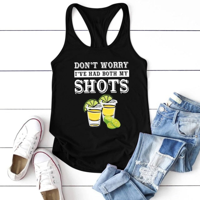 Women's Don't Worry I’ve Had Both My Shots Tank Top