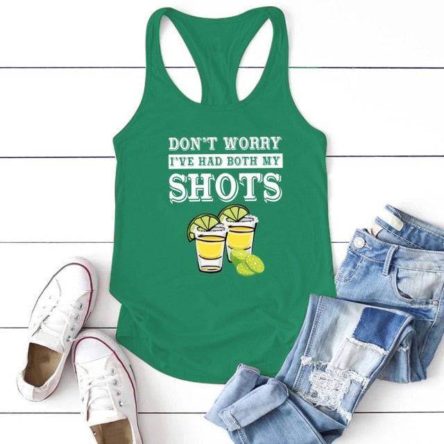 Women's Don't Worry I’ve Had Both My Shots Tank Top