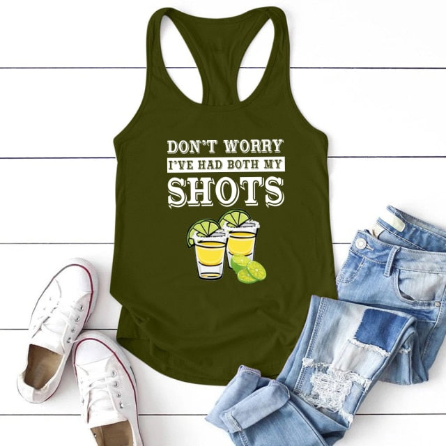 Women's Don't Worry I’ve Had Both My Shots Tank Top