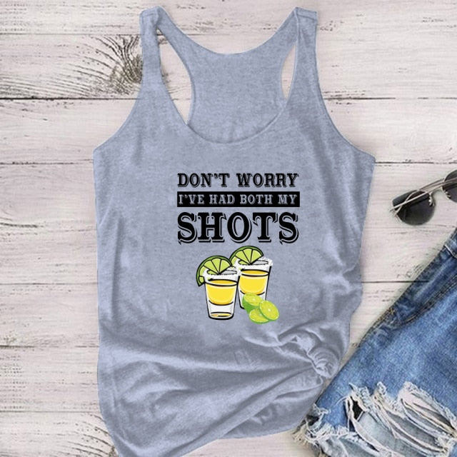 Women's Don't Worry I’ve Had Both My Shots Tank Top