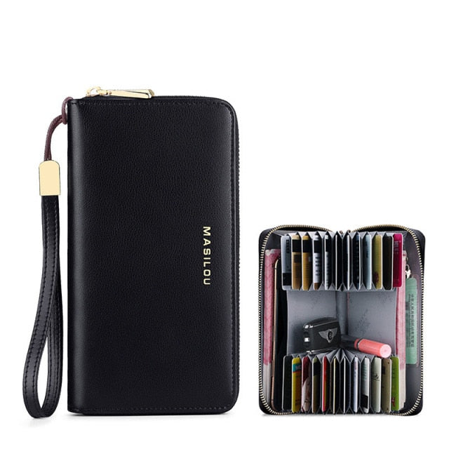 Unisex RFID Long Wallet