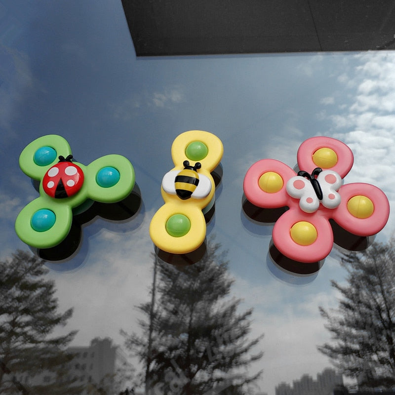 Cute Cartoon Suction Cup Spinner Toy