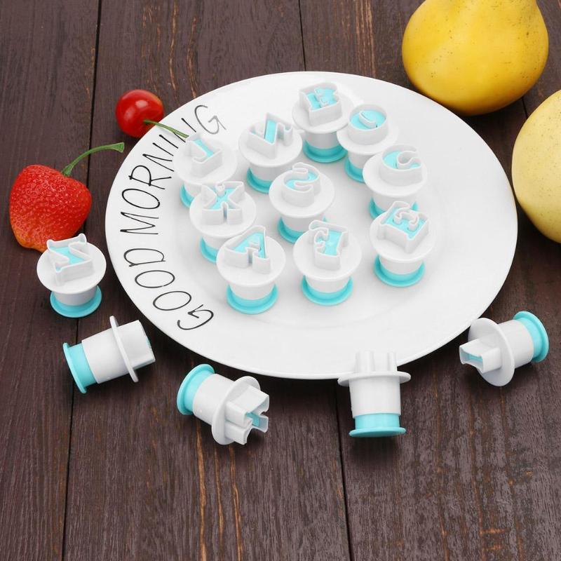 Alphabet Fondant Plunger Cutter