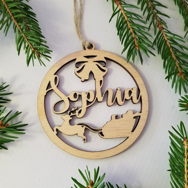 PERSONALIZED DOG/CAT PAW CHRISTMAS ORNAMENT