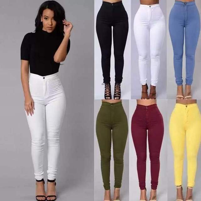 Luxe Stretch Butt Lift High Waist Tummy Slimming Plus-Size Denim Jeans Leggings