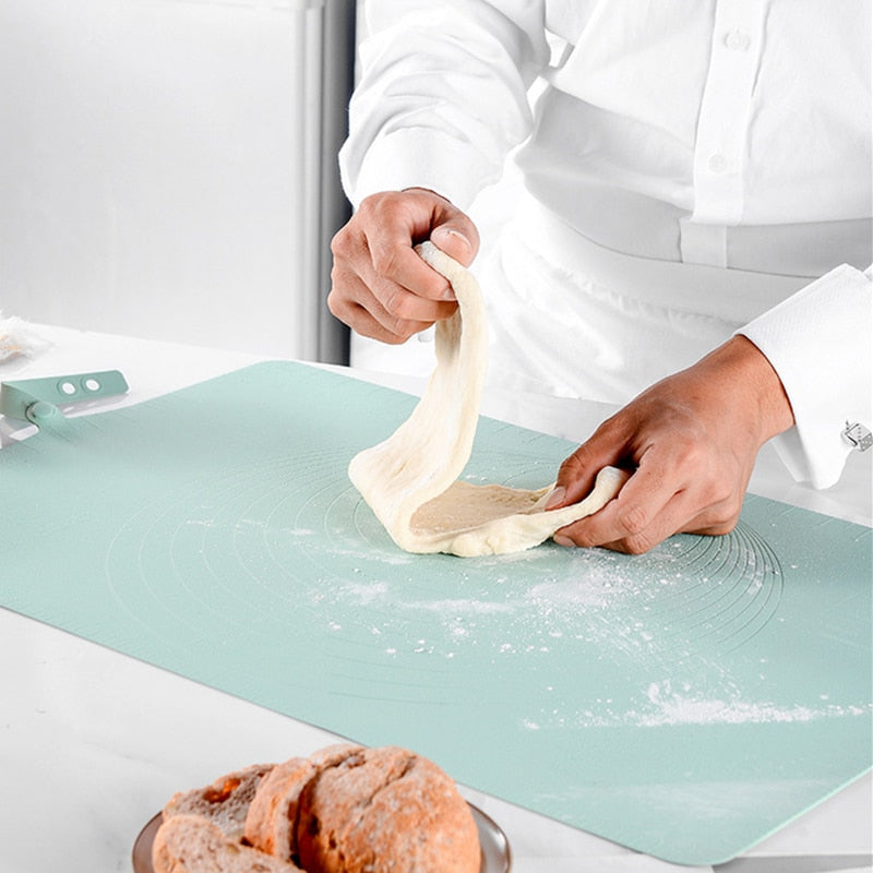 Extra Large Baking Mat Silicone Pad Sheet Baking Mat for Rolling Dough Pizza Dough Non-Stick Maker Holder Kitchen Tools