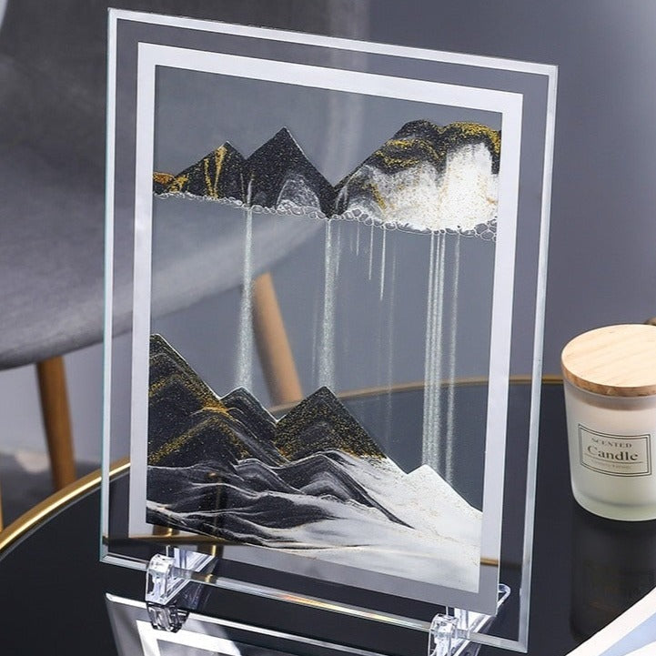 3D Dreamlike Real - Time Landscape Hourglass Artwork