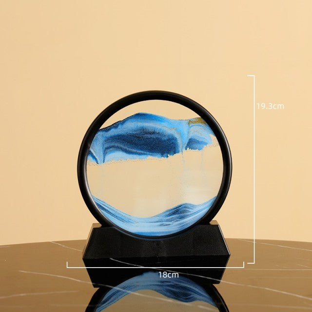 3D Dreamlike Real - Time Landscape Hourglass Artwork