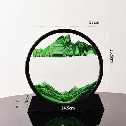 3D Dreamlike Real - Time Landscape Hourglass Artwork