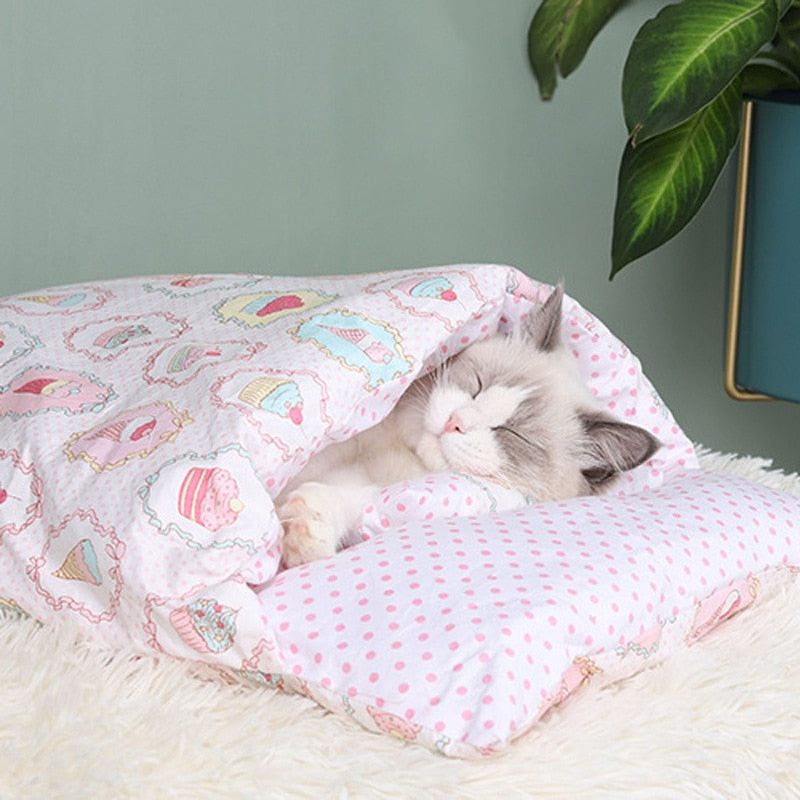 Cat Bed With Pillow