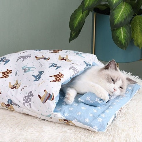 Cat Bed With Pillow