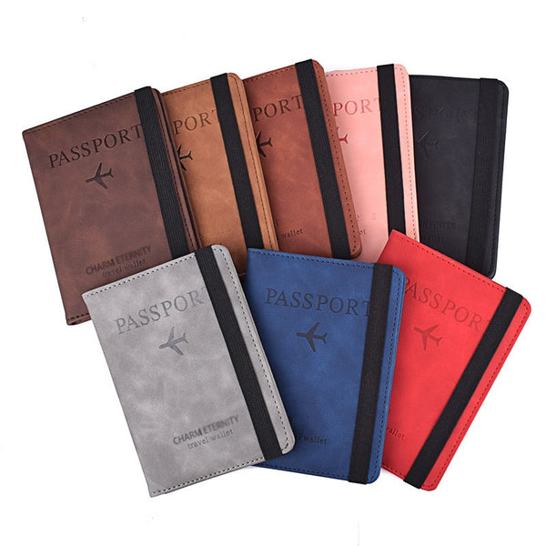 RFID BLOCKING LEATHER CARD WALLET