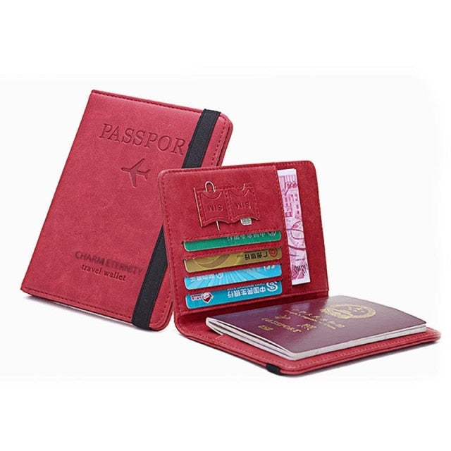 RFID BLOCKING LEATHER CARD WALLET