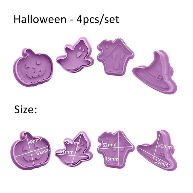 Perfect Stamp Biscuit Mold (4 PCS)