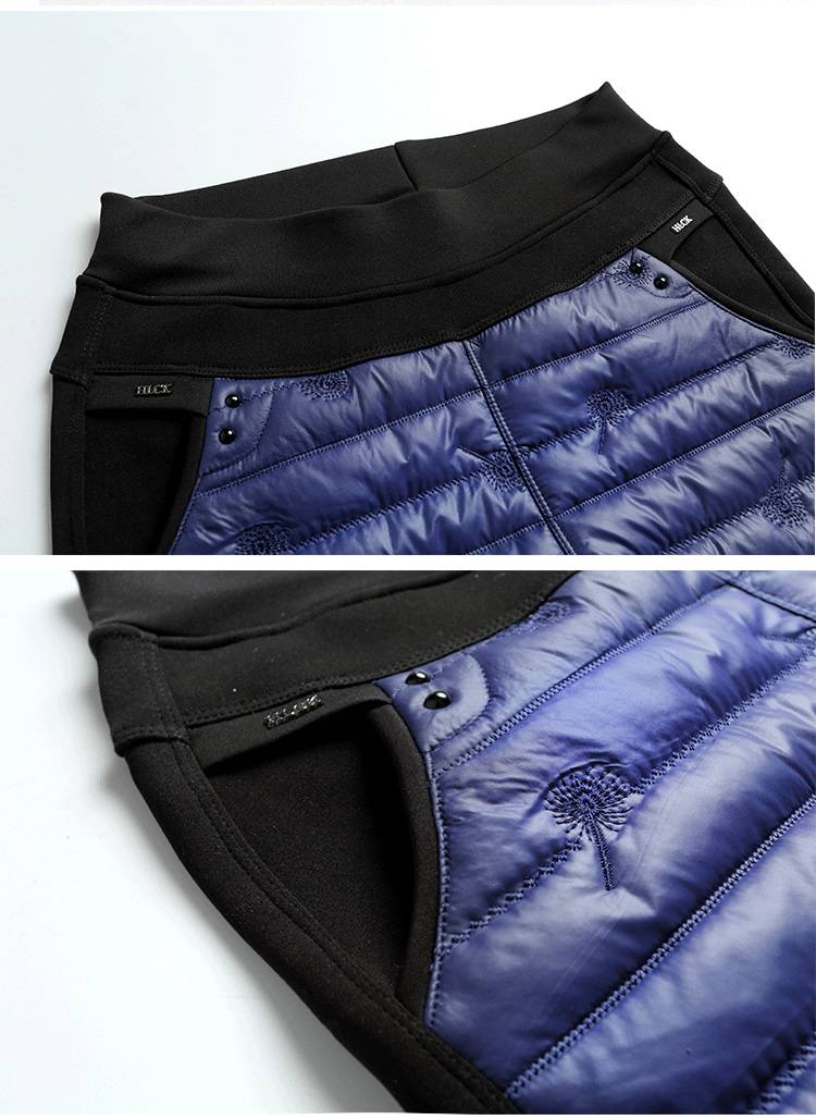 High Waist Warm Down Pants