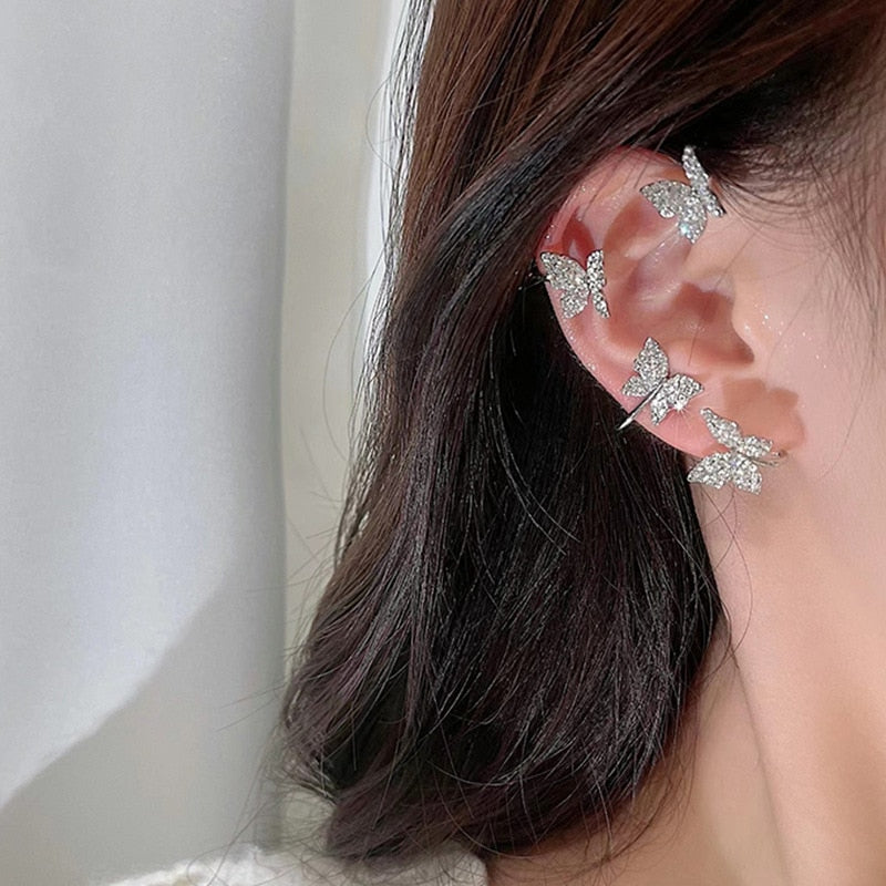 ZIRCON EARRINGS WITHOUT PIERCED