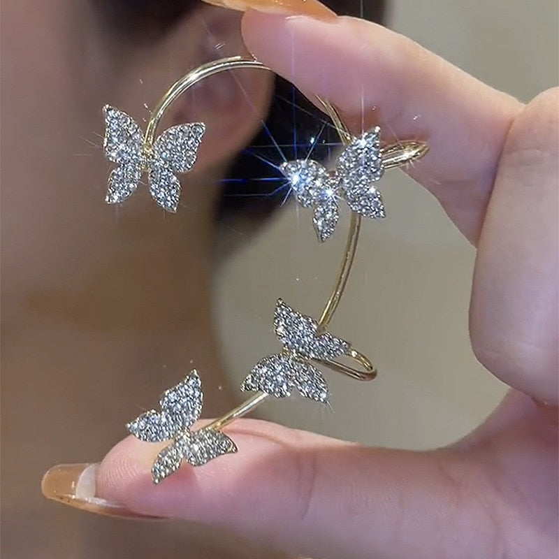 ZIRCON EARRINGS WITHOUT PIERCED