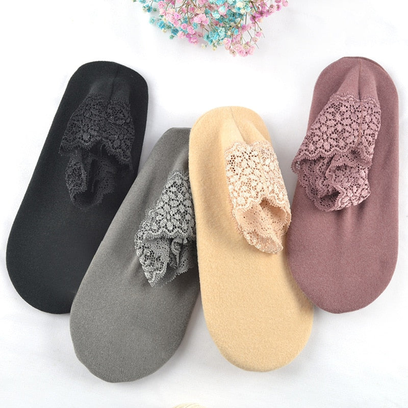 New Fashion Lace Warmer Socks