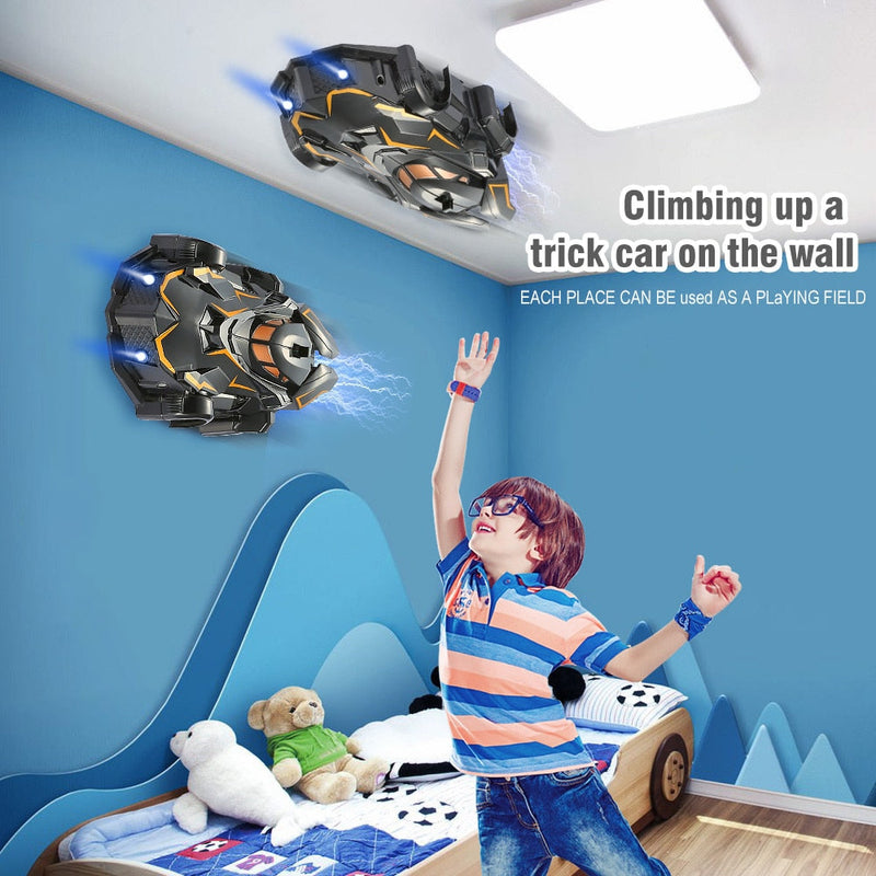 Anti-Newton Method Wall Climbing Remote Control Car