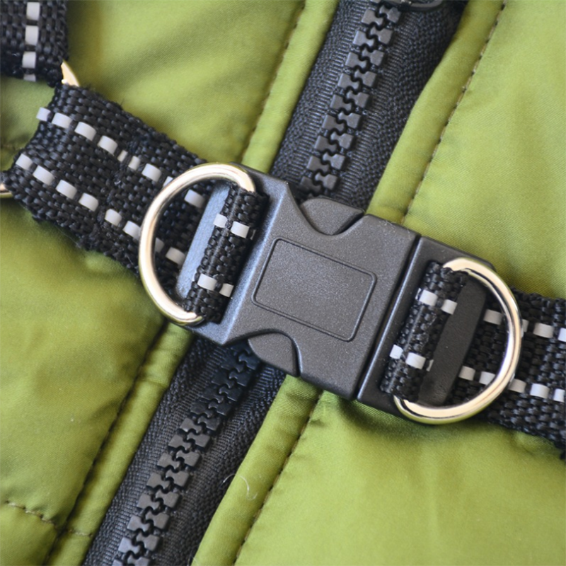 Waterproof Winter Jacket with Built-in Harness