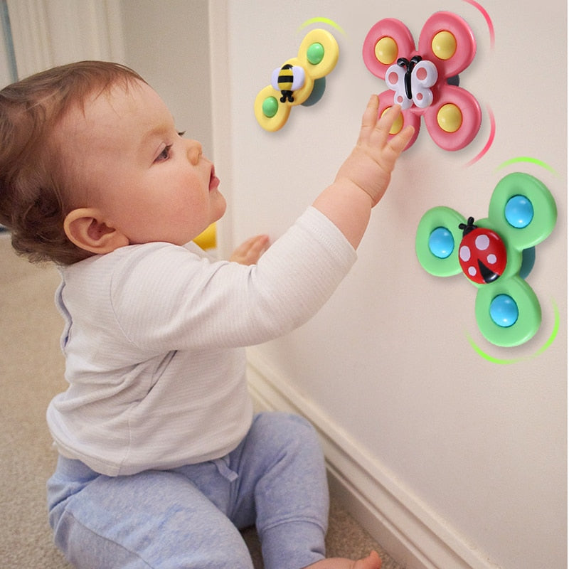 Cute Cartoon Suction Cup Spinner Toy