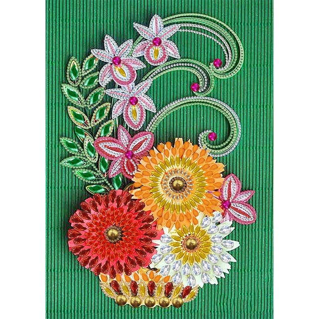 Diamond Painting - Crystal Rhinestone - Flowers