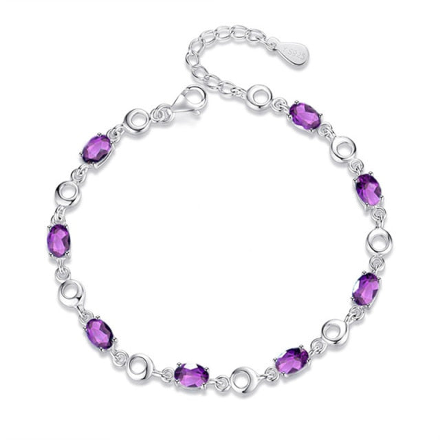 AMETHYST GEM FITANDSLIM BRACELET