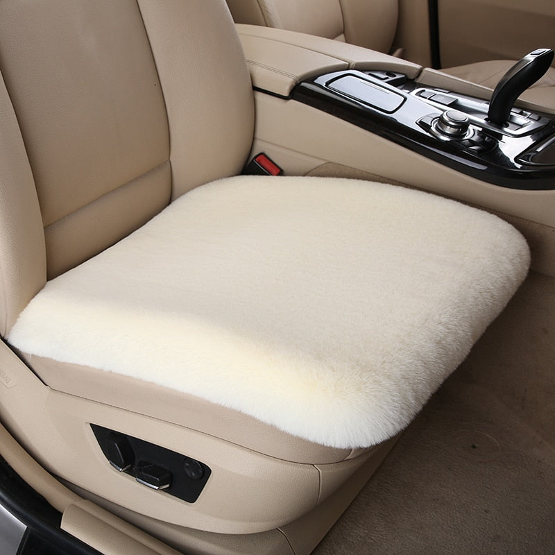 Fur Car Seat Cushion