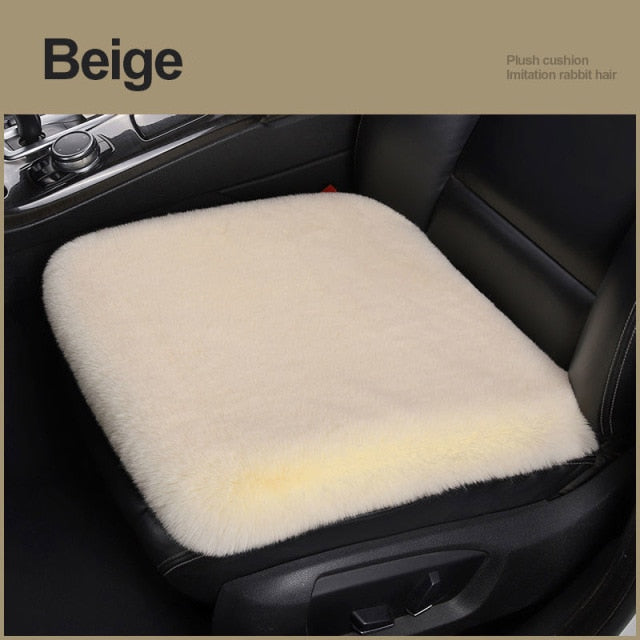 Fur Car Seat Cushion