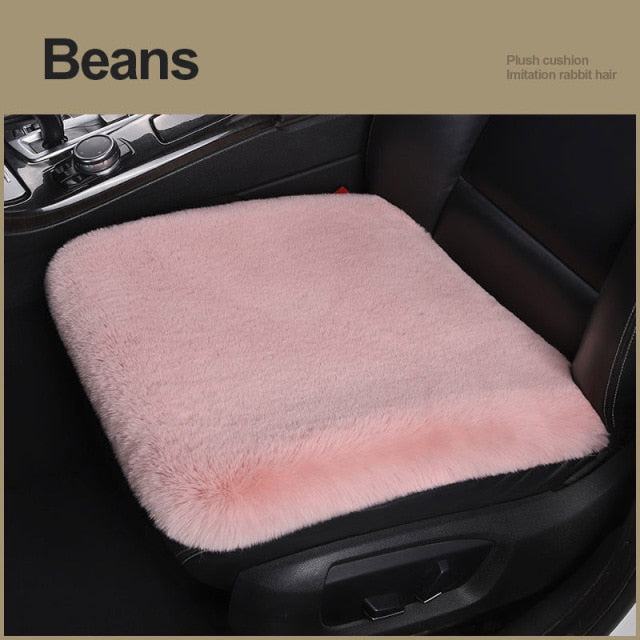 Fur Car Seat Cushion