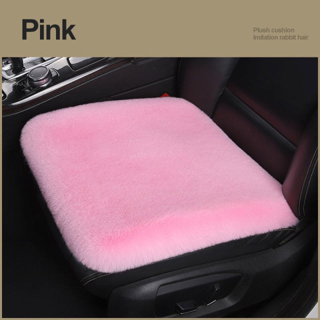 Fur Car Seat Cushion